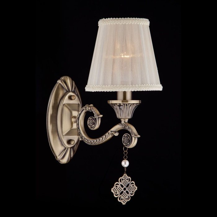 Настенный светильник в стиле классика 60042/1 античная бронза Marcella - купить Бра и настенные светильники по цене 3380.0