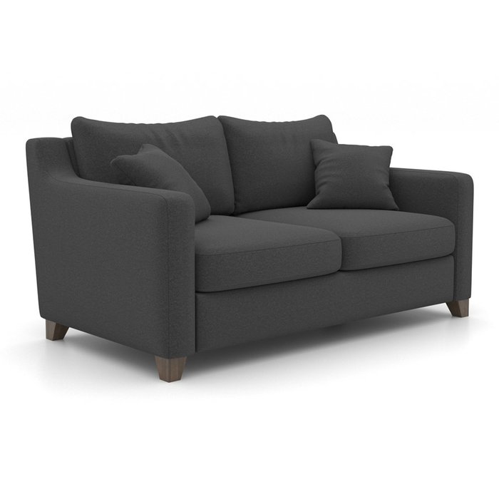  Двухместный диван Mendini MT (184 см) темно-серого цвета - купить Прямые диваны по цене 53400.0