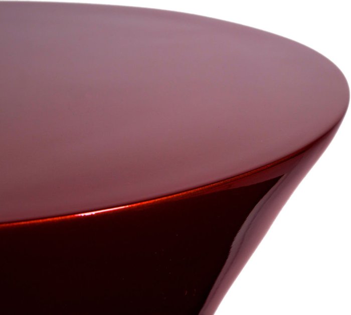 Табурет-столик из смолы красного цвета - лучшие Табуреты в INMYROOM