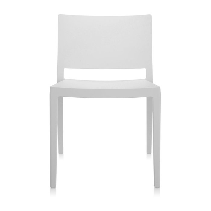 Стул Lizz Matt матово-белого цвета - лучшие Обеденные стулья в INMYROOM