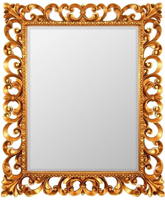 Настенное Зеркало  Bristol Gold в резной раме  