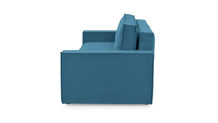 Прямой диван-кровать Софт 2 синего цвета - лучшие Прямые диваны в INMYROOM