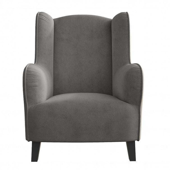 Мягкое кресло Теодор серого цвета - купить Интерьерные кресла по цене 44564.0