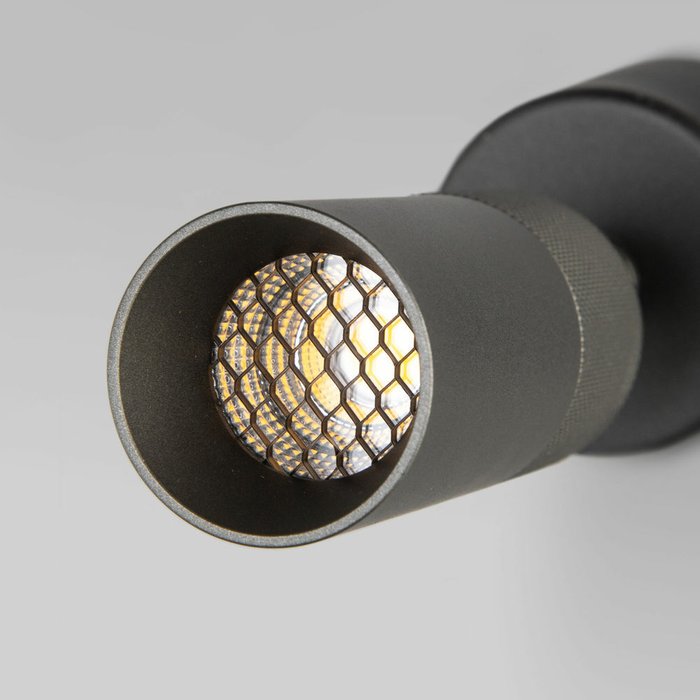 Настенный светодиодный светильник 20097/1 LED серый Riff - лучшие Подвесные светильники в INMYROOM