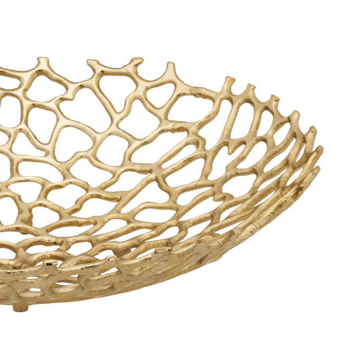 Чаша декоративная Kimitsu бежевого цвета - купить Тарелки по цене 9890