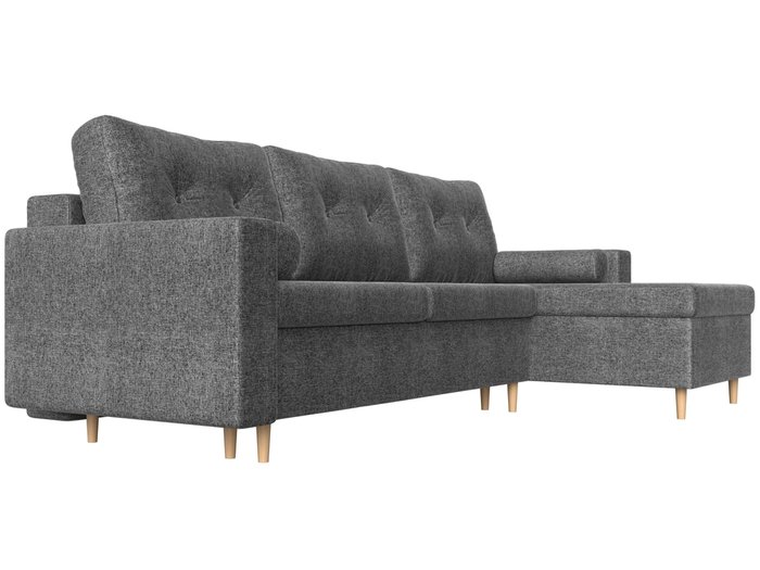 Угловой диван-кровать Белфаст серого цвета  правый угол - лучшие Угловые диваны в INMYROOM