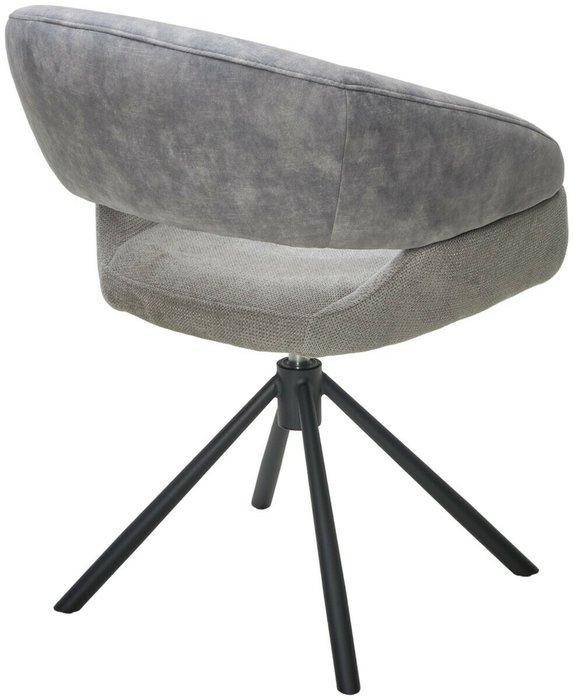 Стул Ember вращающийся серого цвета - лучшие Обеденные стулья в INMYROOM