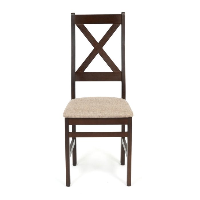 Комплект из двух стульев Crossman коричневого цвета - купить Обеденные стулья по цене 9580.0