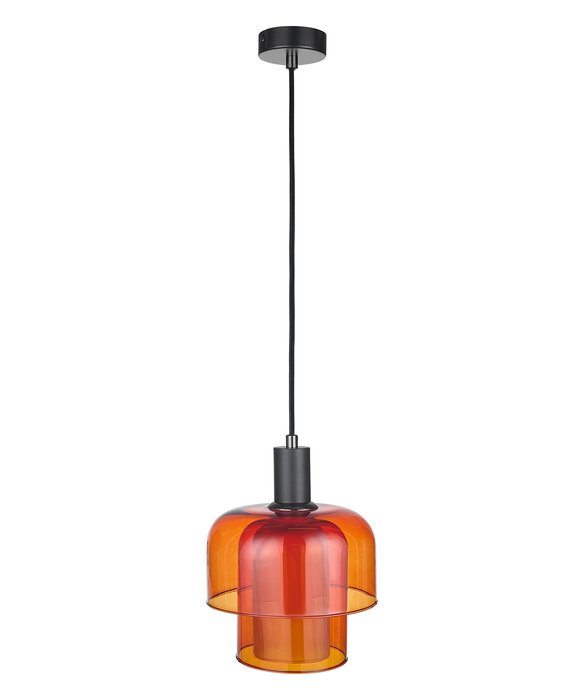 Подвесной светильник Nature с оранжевым плафоном 
