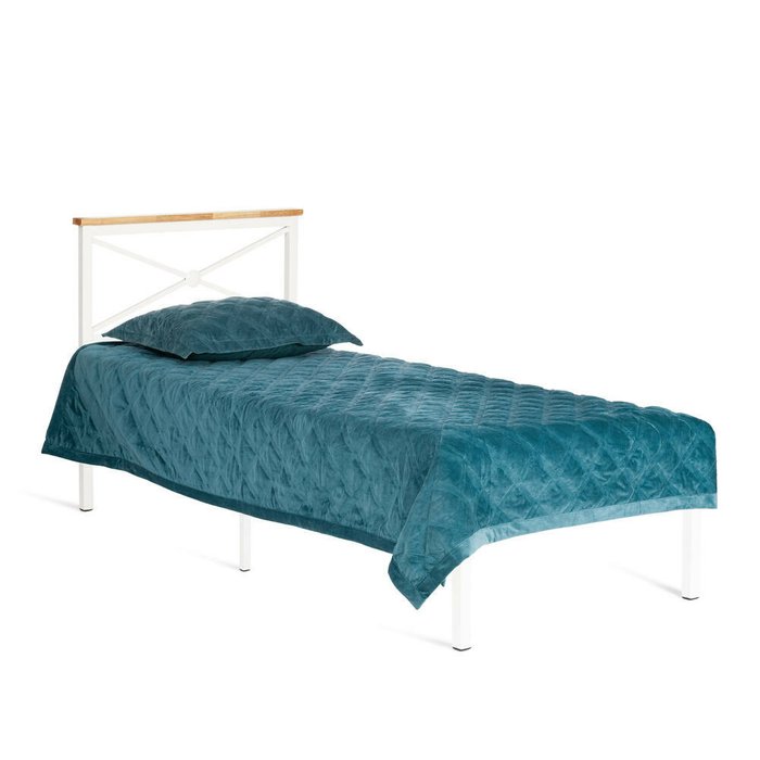 Кровать Iris 90х200 белого цвета Кровать Iris 90х200 белого цвета