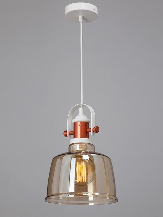 Подвесной светильник с плафоном из стекла - купить Подвесные светильники по цене 4125.0