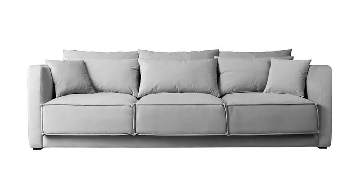 Диван Vision серого цвета - лучшие Прямые диваны в INMYROOM