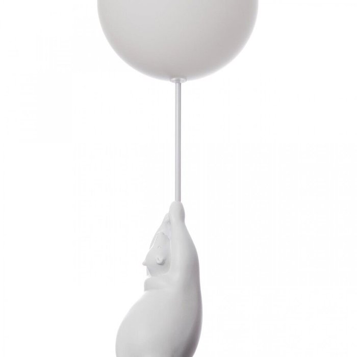 Потолочный светильник Teddy 10030S (акрил, цвет белый) - лучшие Потолочные светильники в детскую в INMYROOM Потолочный светильник Teddy 10030S (акрил, цвет белый) - лучшие Потолочные светильники в детскую в INMYROOM