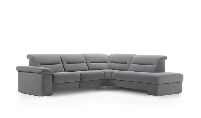 Угловой диван Leto сине-серого цвета - купить Угловые диваны по цене 509873.0