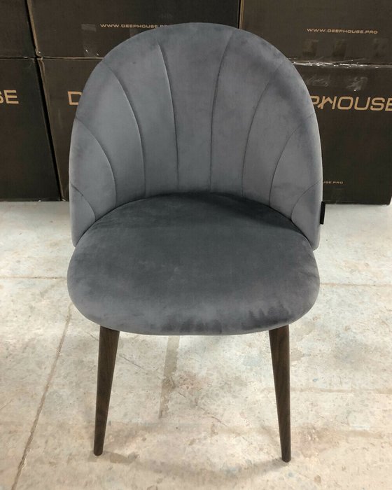 Стул Париж тсеро-коричневого цвета - лучшие Обеденные стулья в INMYROOM