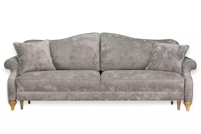 Прямой диван-кровать Бьюти Премиум бежевого цвета