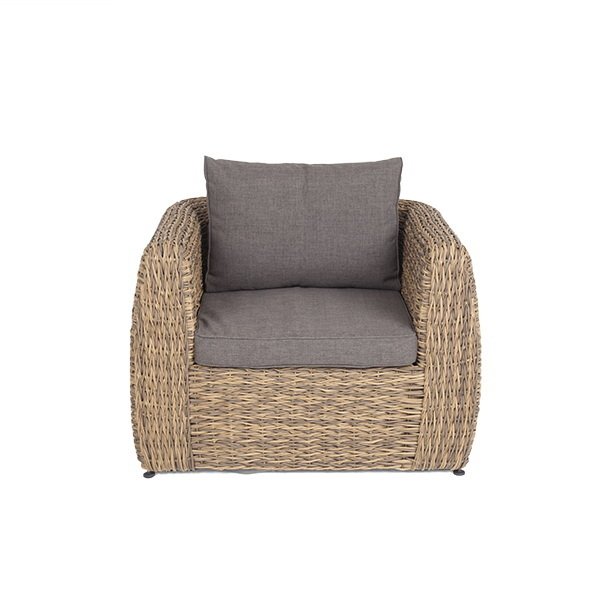 Кресло Кальяри бежево-коричневого цвета - купить Садовые кресла по цене 62837.0