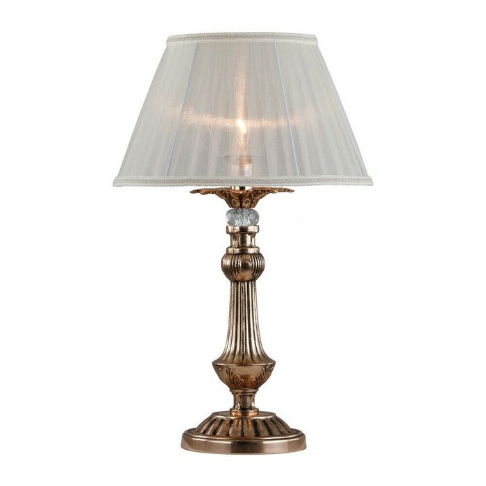 Настольная лампа Miglianico с бежевым абажуром