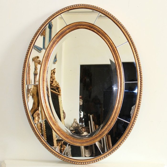 Настенное зеркало в раме Lorena Gold - купить Настенные зеркала по цене 33500.0