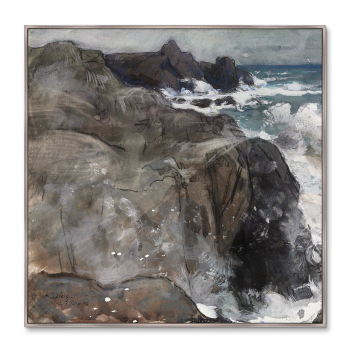 Репродукция картины Storm on the Island of Yeu, 1916г. - купить Картины по цене 29999.0