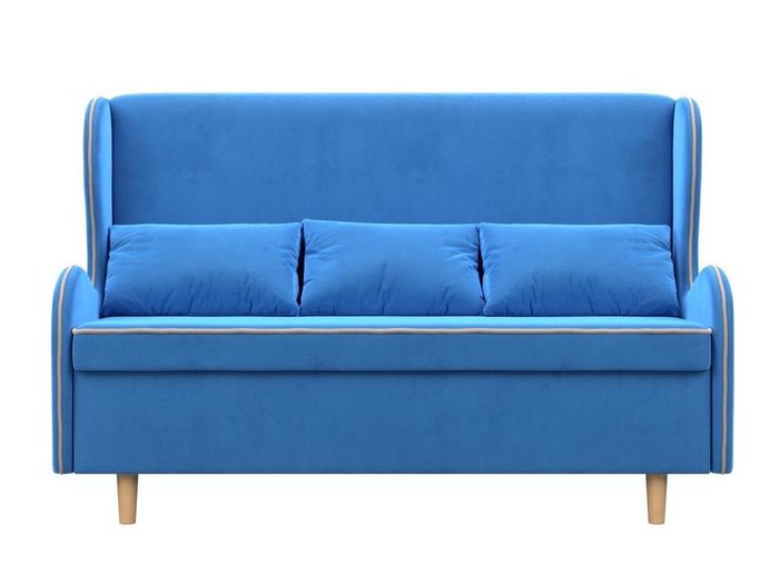 Диван Сэймон голубого цвета - купить Прямые диваны по цене 34990.0