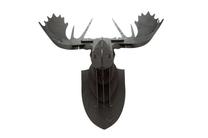 Декоративная голова лося Huge Black  - купить Декор стен по цене 10500.0