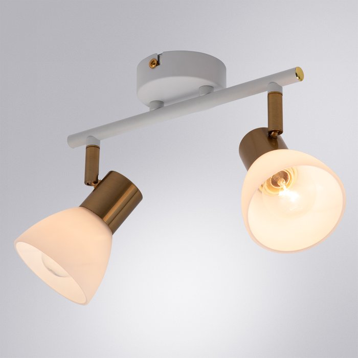 Потолочный светильник Falena бело-бронзового цвета - купить Потолочные светильники по цене 2390.0