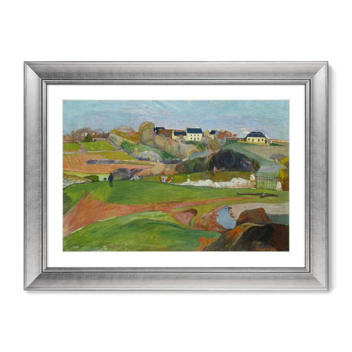 Репродукция картины Landschaft bei Le Pouldu, 1890г. - купить Картины по цене 16299.0