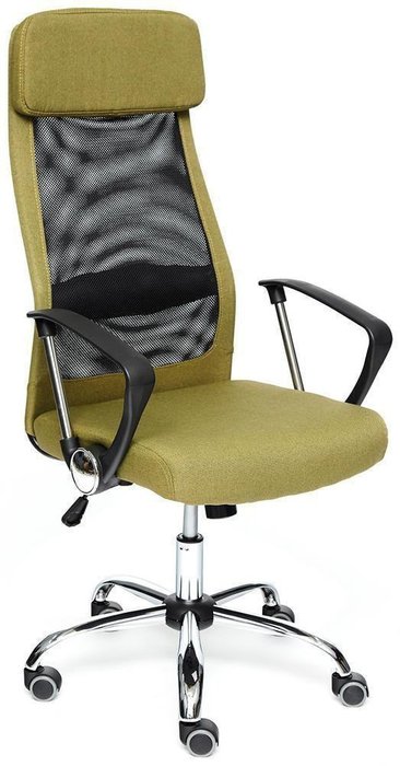 Кресло офисное Profit черно-зеленого цвета