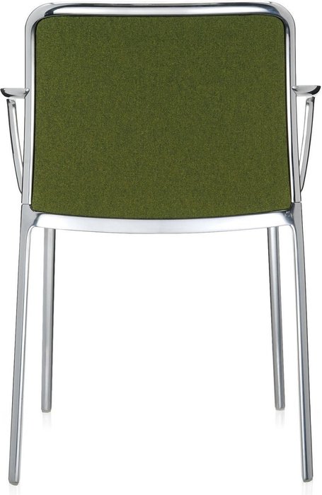 Стул Audrey Soft с подлокотниками кислотно-зеленого цвета - лучшие Обеденные стулья в INMYROOM