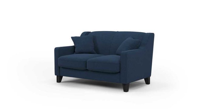 Диван Halston ST двухместный темно-синий - купить Прямые диваны по цене 35500.0 Диван Halston ST двухместный темно-синий - купить Прямые диваны по цене 35500.0
