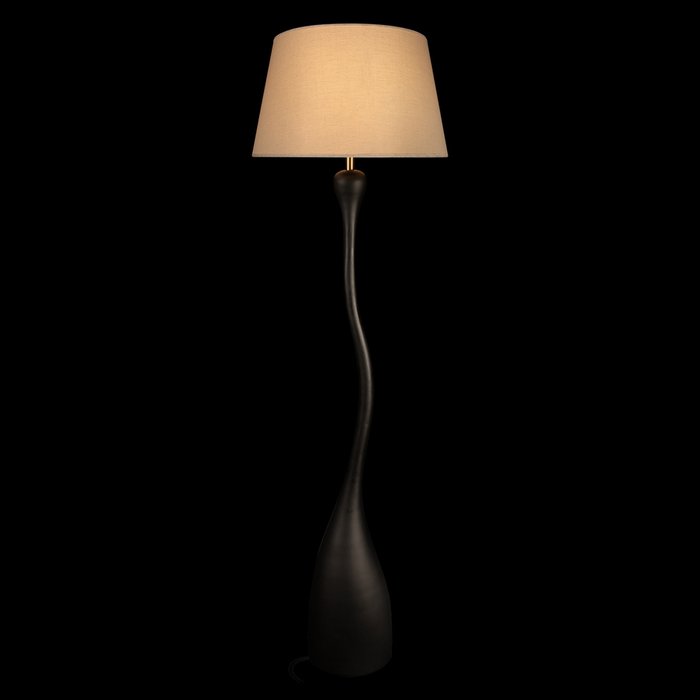 Торшер Ariadne 10571F Black (ткань, цвет бежевый) - купить Торшеры по цене 32630 Торшер Ariadne 10571F Black (ткань, цвет бежевый) - купить Торшеры по цене 32630