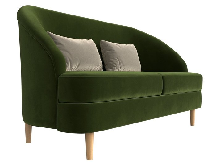 Диван Атико зеленого цвета - лучшие Прямые диваны в INMYROOM