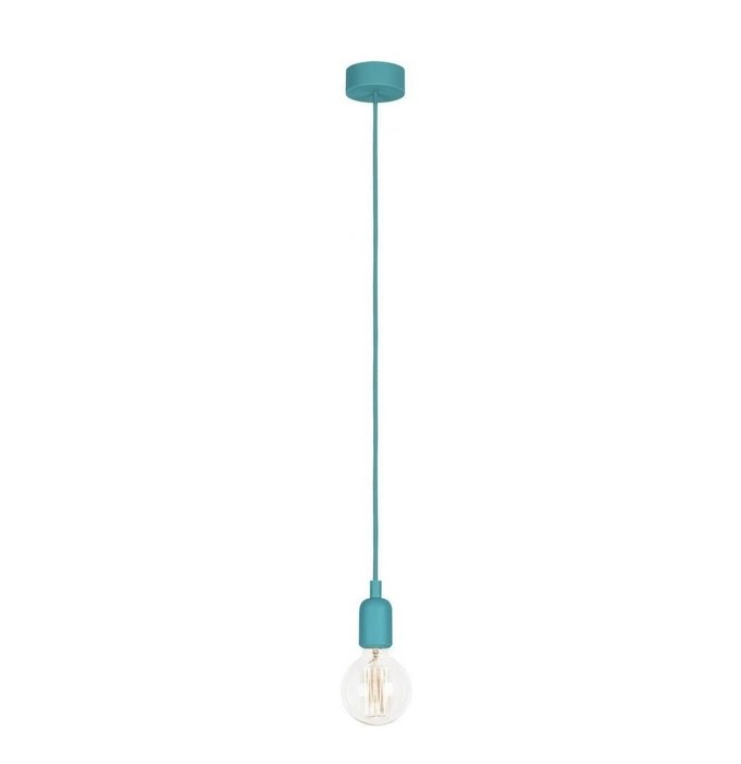 Подвесной светильник Silicone голубого цвета