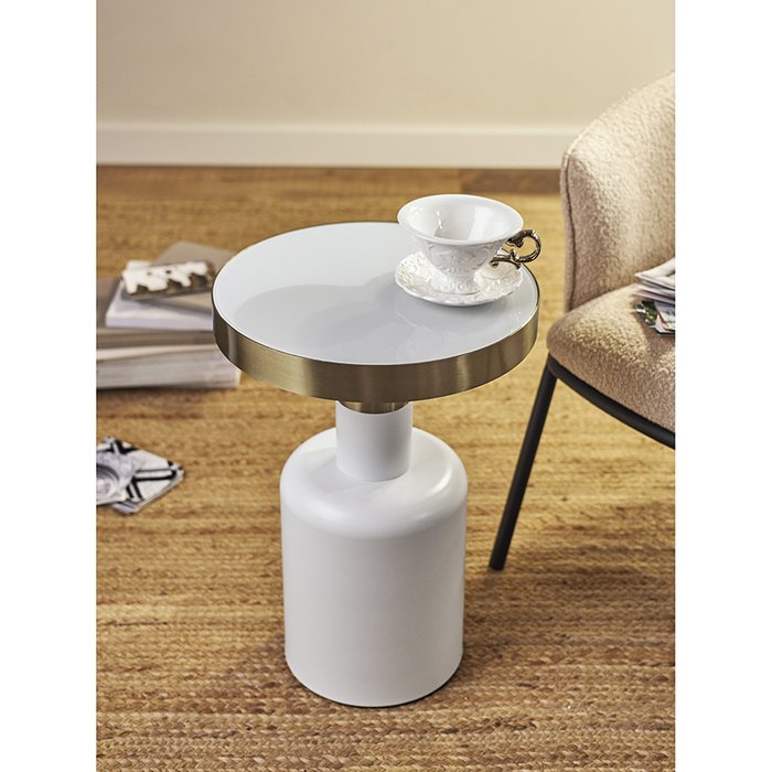 Кофейный стол Froud белого цвета - лучшие Кофейные столики в INMYROOM