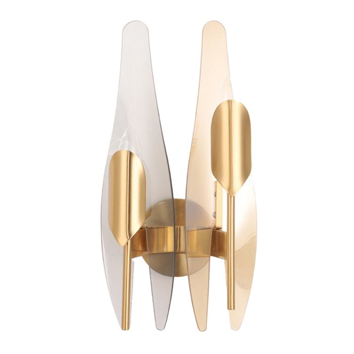 Бра CASA AP2 BRASS (стекло, цвет дымчатый) Бра CASA AP2 BRASS (стекло, цвет дымчатый)