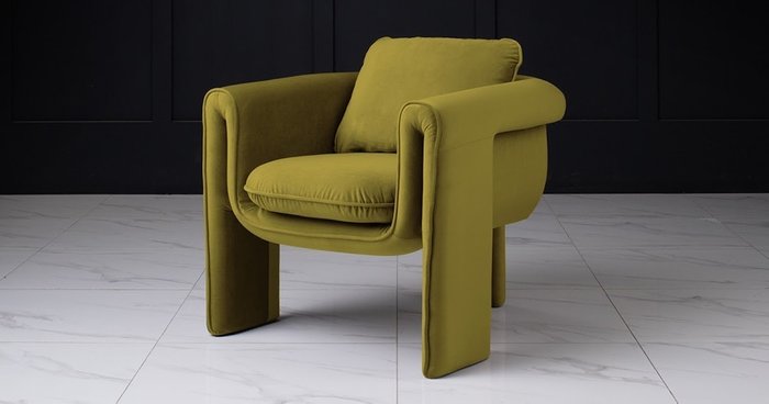 Кресло Whooper зеленого цвета - лучшие Интерьерные кресла в INMYROOM