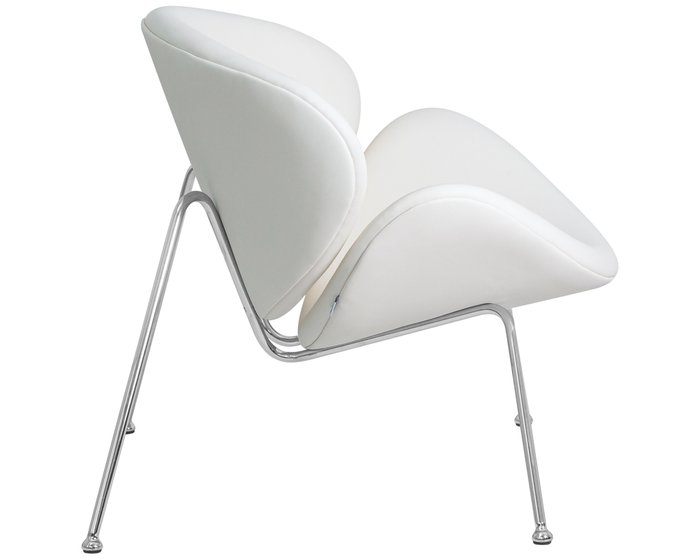 Кресло дизайнерское Emily белого цвета - лучшие Интерьерные кресла в INMYROOM