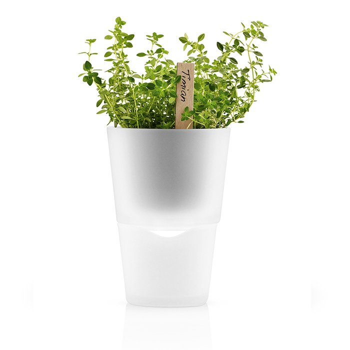 Горшок для растений с естественным поливом Eva Solo herb pot матовое стекло