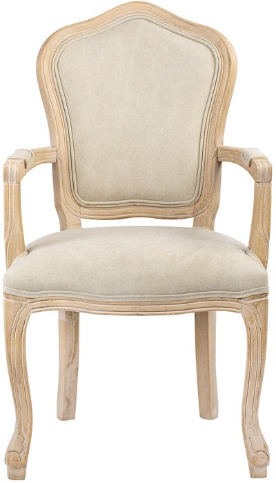 Стул с подлокотниками Богемия бежевого цвета - купить Обеденные стулья по цене 48480.0