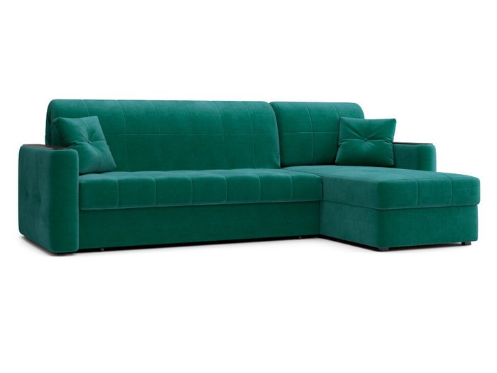 Угловой диван-кровать Ницца зеленого цвета - купить Угловые диваны по цене 78975.0