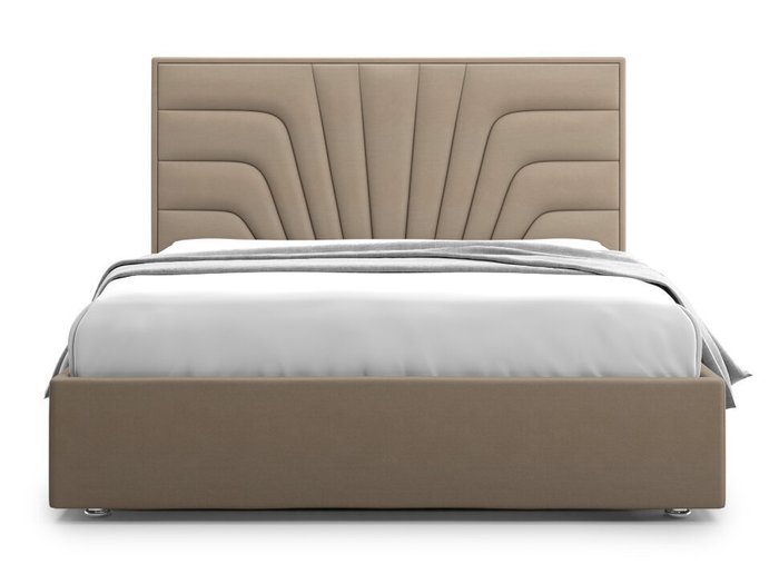 Кровать Premium Milana 140х200 коричневого цвета с подъемным механизмом - купить Кровати для спальни по цене 56000.0