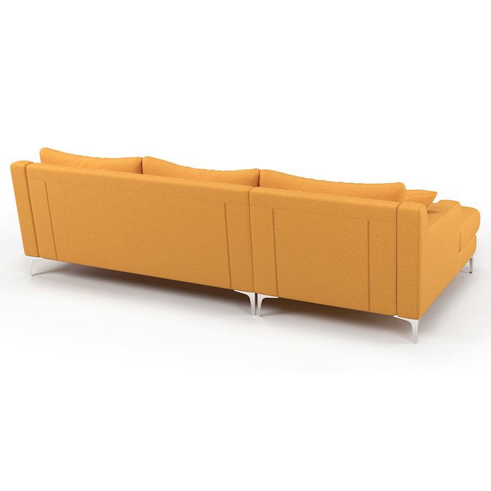 Угловой диван Mendini ST желтого цвета - лучшие Угловые диваны в INMYROOM