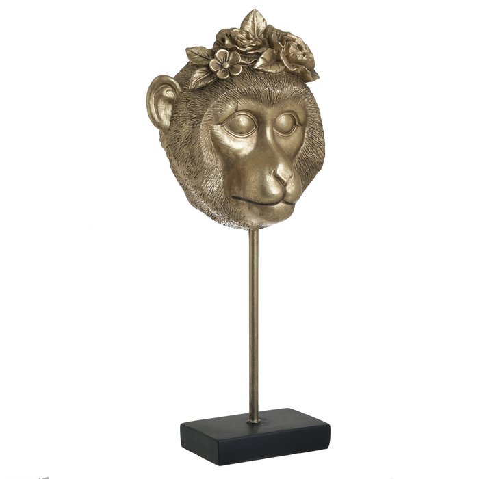 Декор настольный Monkey золотого цвета - купить Фигуры и статуэтки по цене 10580.0