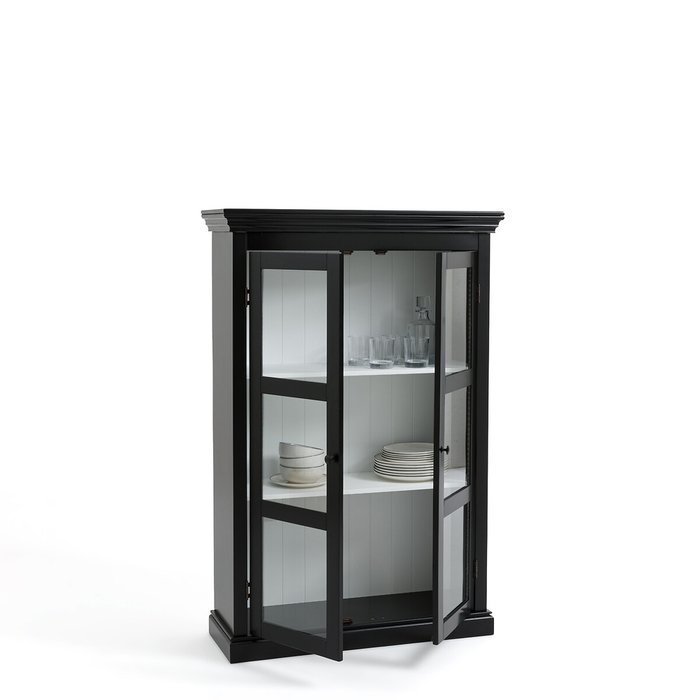 Шкаф-витрина Takk черного цвета - лучшие Шкафы витринные в INMYROOM