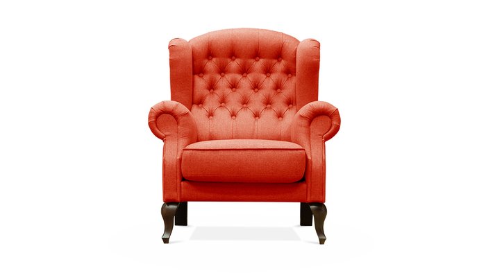 Кресло Адара красного цвета - купить Интерьерные кресла по цене 39500.0