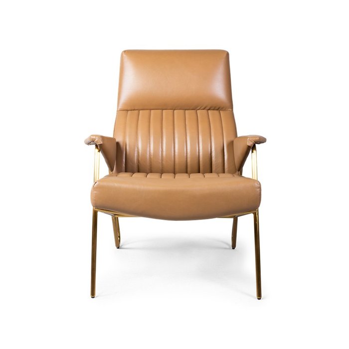 Кресло Chorio коричневого цвета - лучшие Интерьерные кресла в INMYROOM