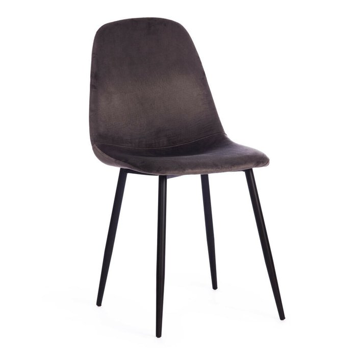 Набор из четырех стульев Breeze темно-серого цвета - купить Обеденные стулья по цене 11880.0