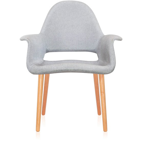 Стул Organic серого цвета - купить Обеденные стулья по цене 11990.0