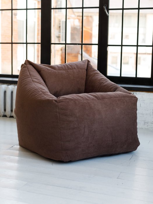Кресло Gap коричневого цвета - лучшие Бескаркасная мебель в INMYROOM
